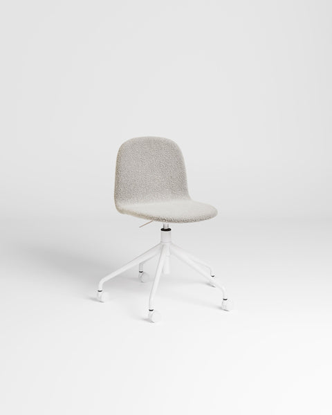 Potato Chair | Swivel Gaslift & Upholstered Dining Office Chair with Handle | GibsonKarlo | DesignByThem