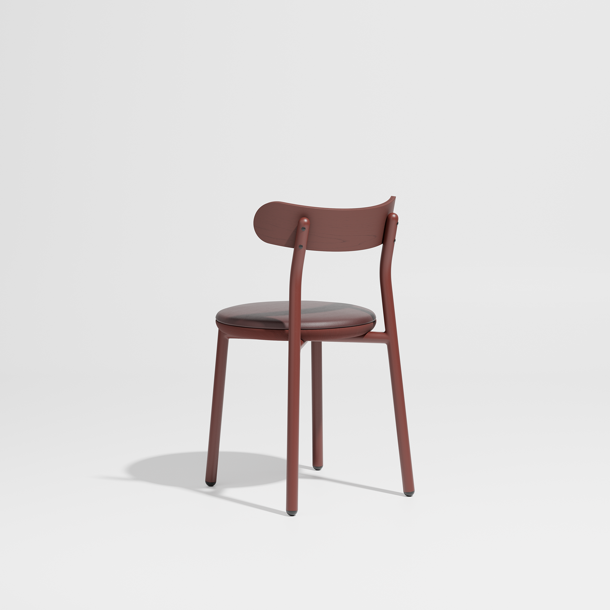 Them Chair | Gibson Karlo | DesignByThem ** HF2 Maharam Lariat (Vinyl) 044 Maroon