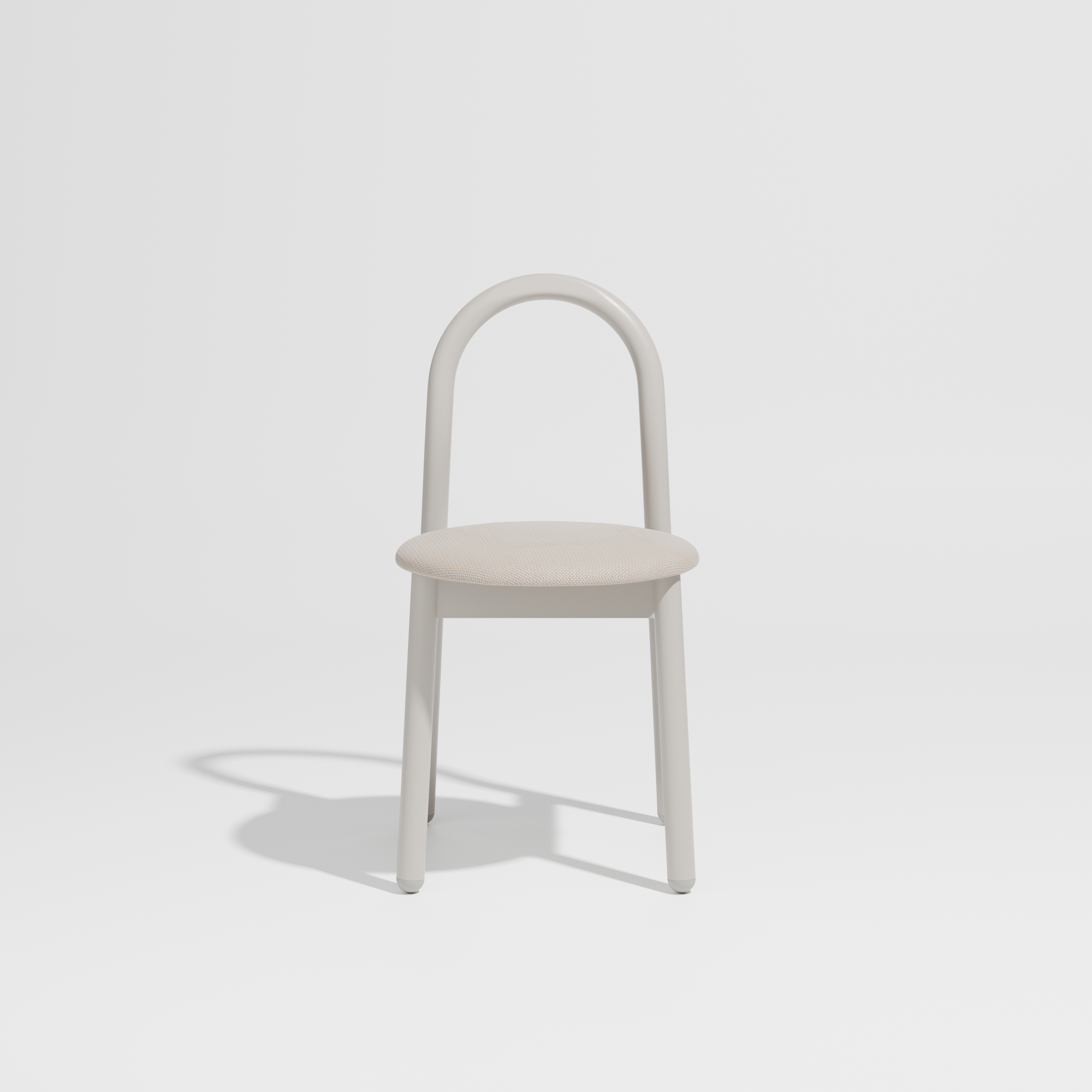 Bobby Chair Metal Upholstered | Daniel Tucker | DesignByThem ** Maharam Merit 023