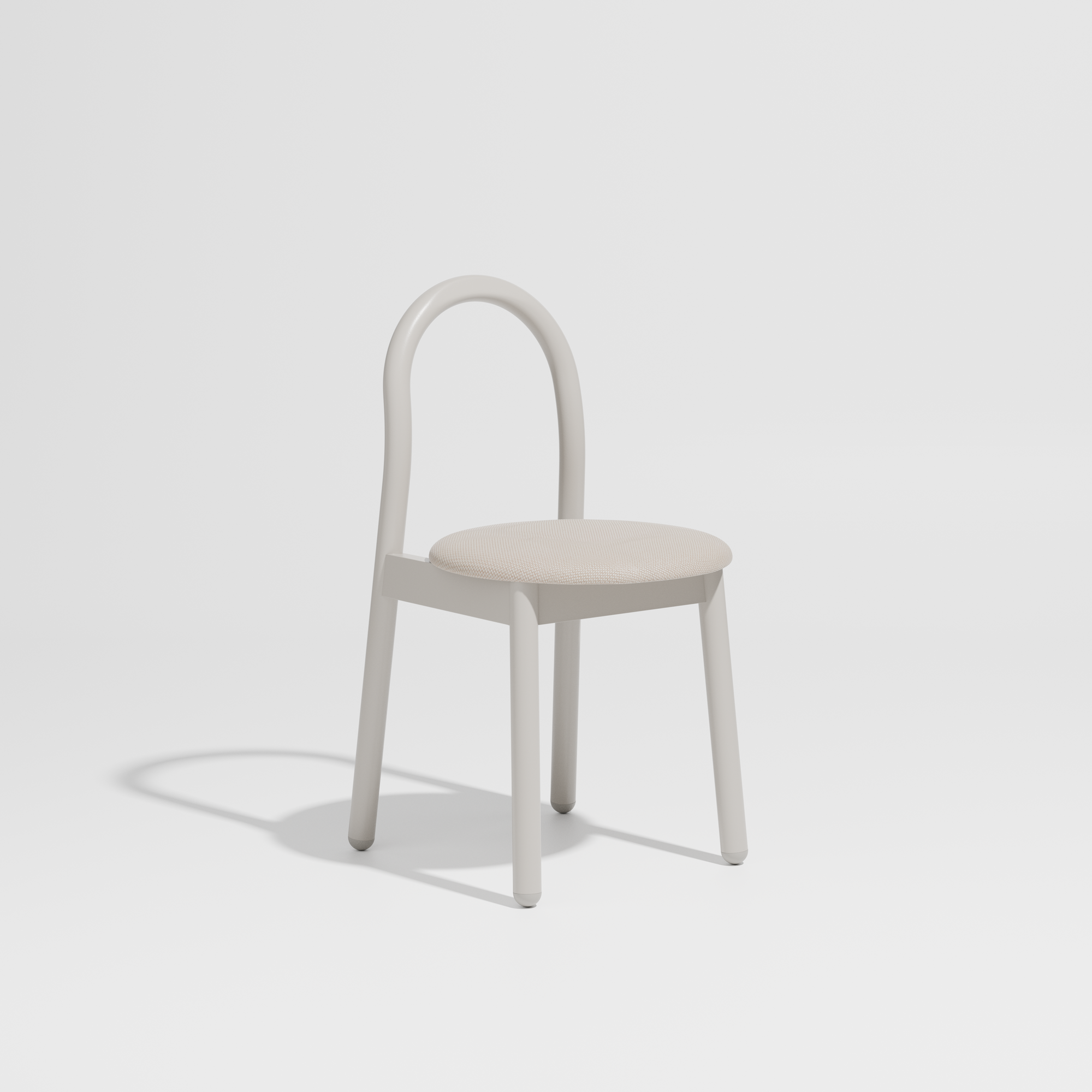 Bobby Chair Metal Upholstered | Daniel Tucker | DesignByThem ** Maharam Merit 023