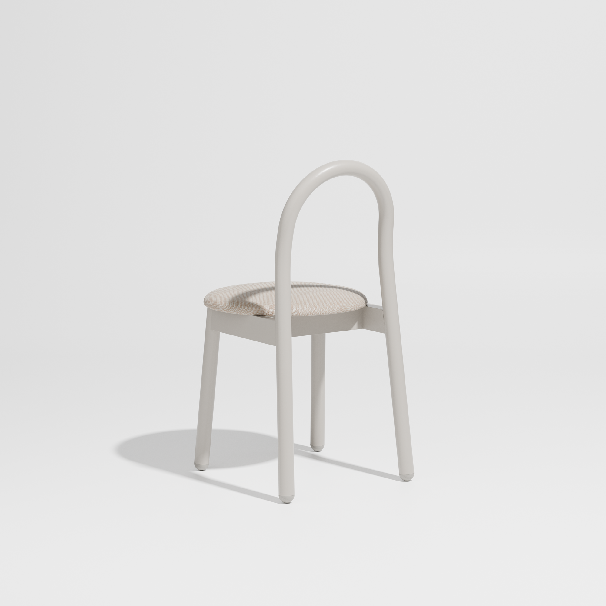 Bobby Chair Metal Upholstered | Daniel Tucker | DesignByThem ** Maharam Merit 023