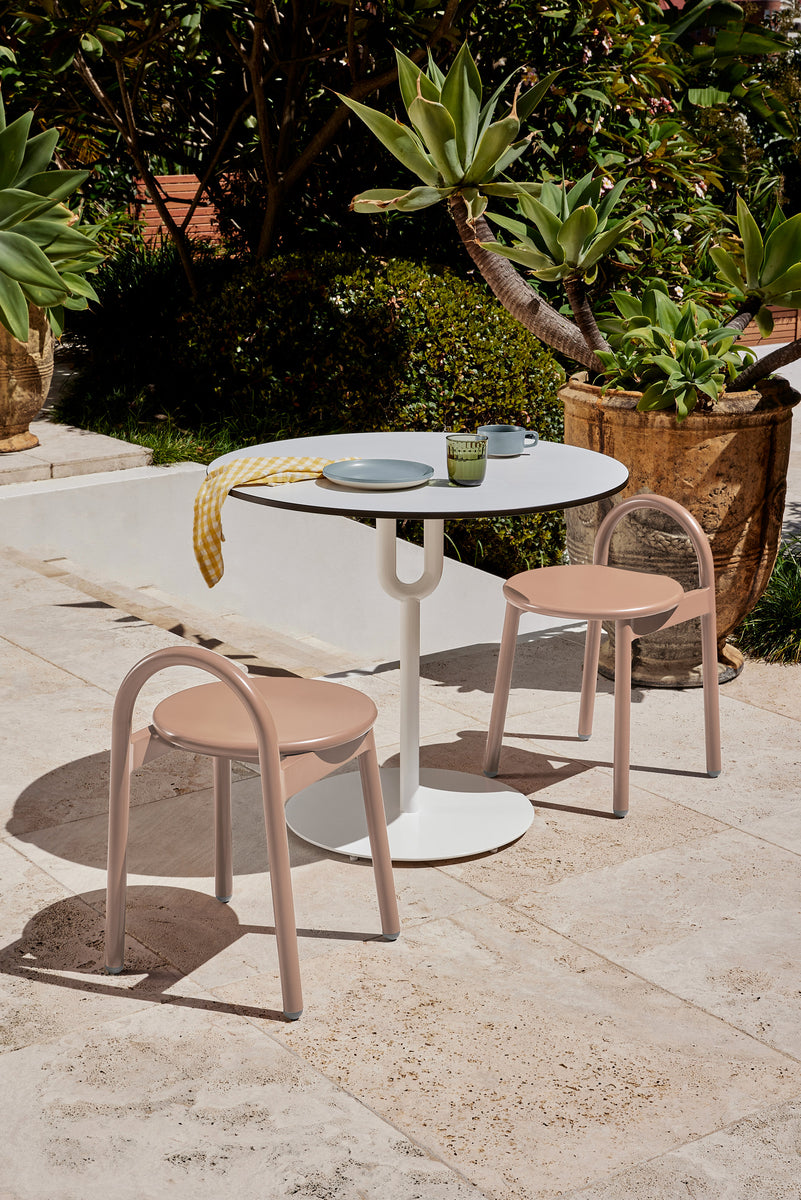 Bobby Stool Metal | Stainless Steel Indoor Outdoor | Daniel Tucker | DesignByThem | Gallery