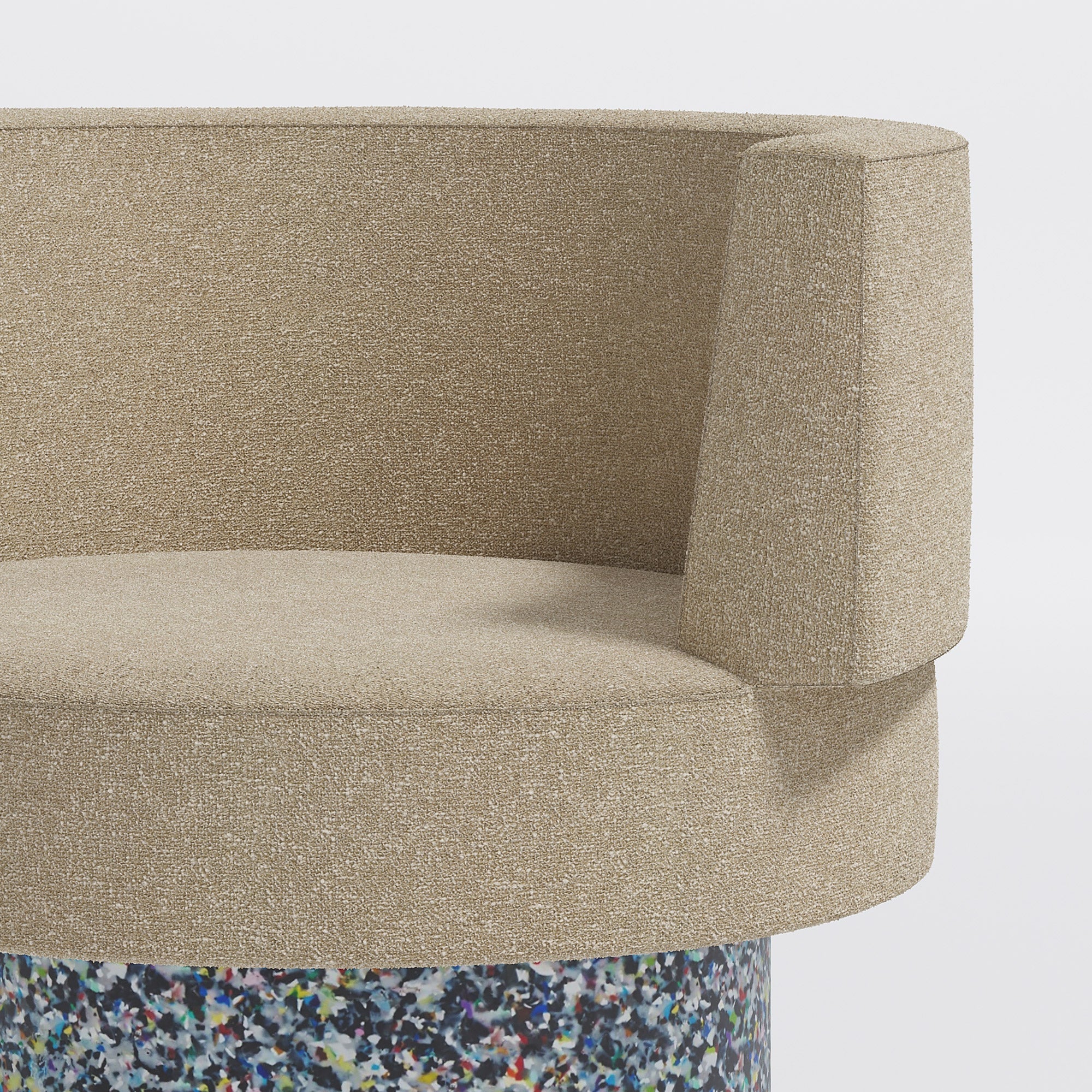 Confetti Armchair Compact by Gibson Karlo | DesignByThem ** Kvadrat Zero 0001