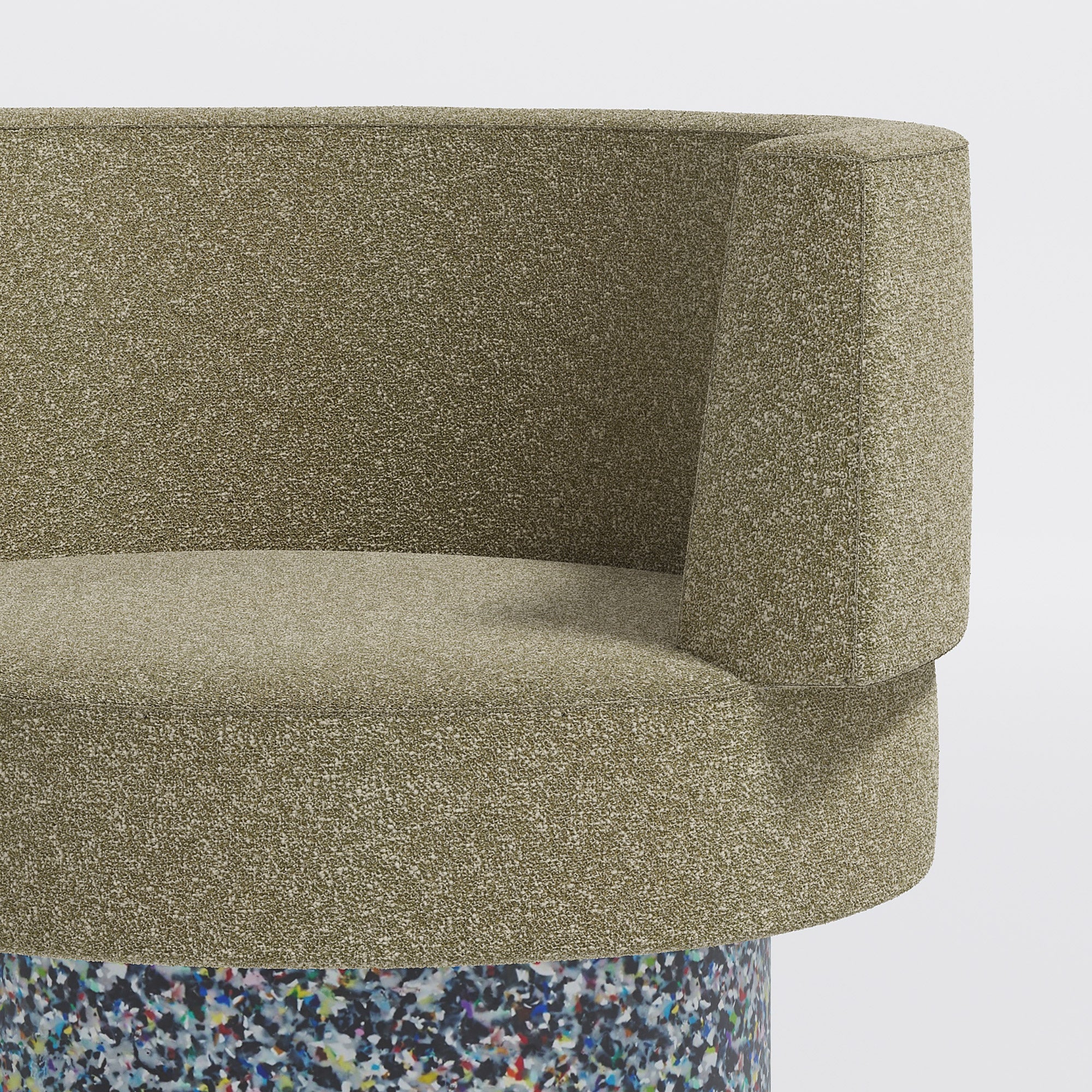 Confetti Armchair Compact by Gibson Karlo | DesignByThem ** Kvadrat Zero 0002