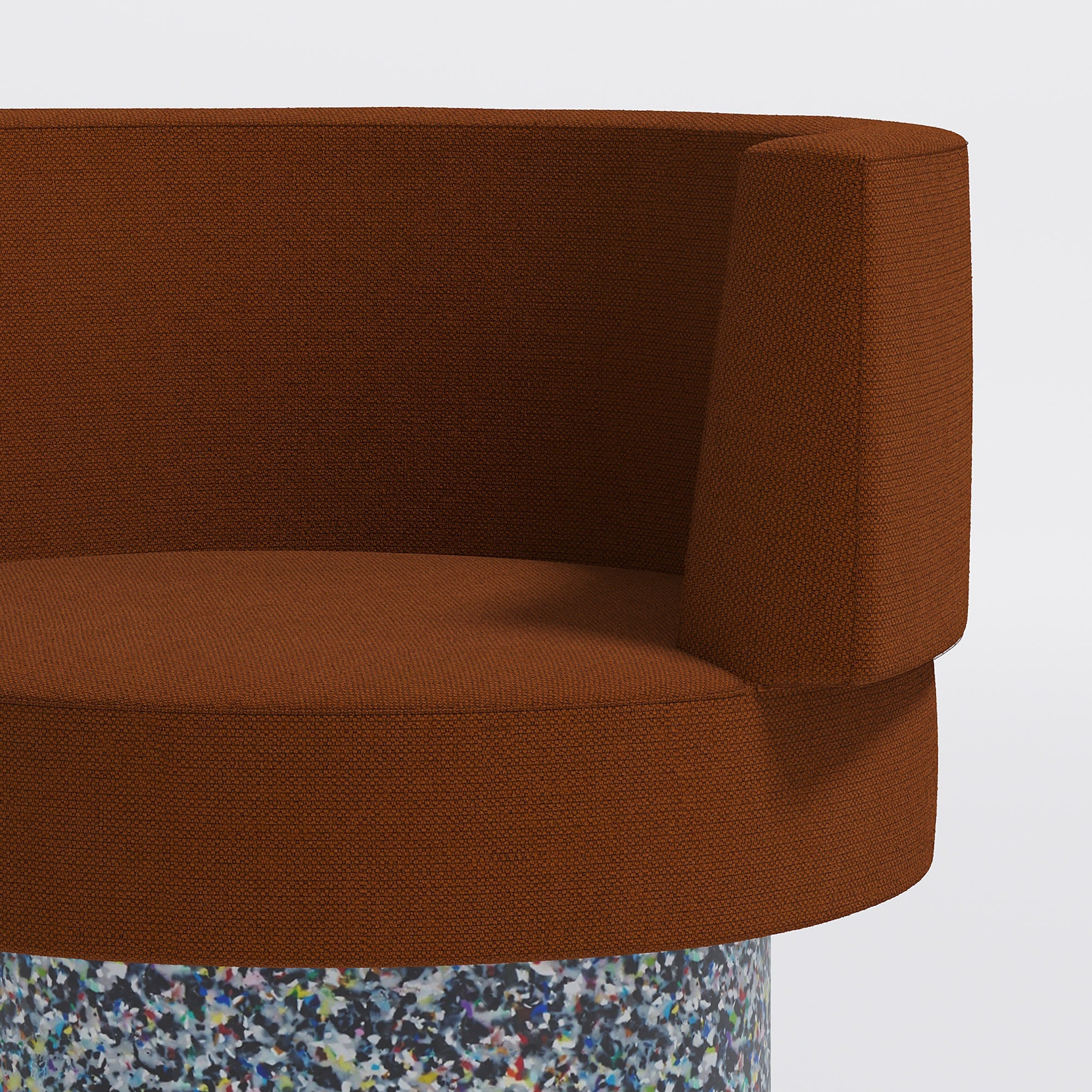 Confetti Armchair Compact by Gibson Karlo | DesignByThem ** Maharam Merit 0033