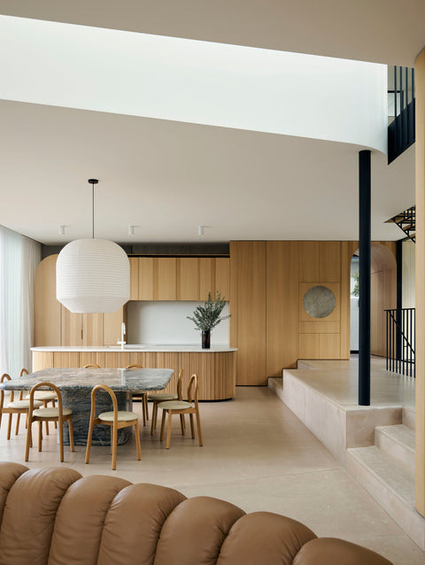 Bobby Chair Upholstered | Daniel Tucker | Forever House, MCK Architects, NSW | Anson Smart | DesignByThem