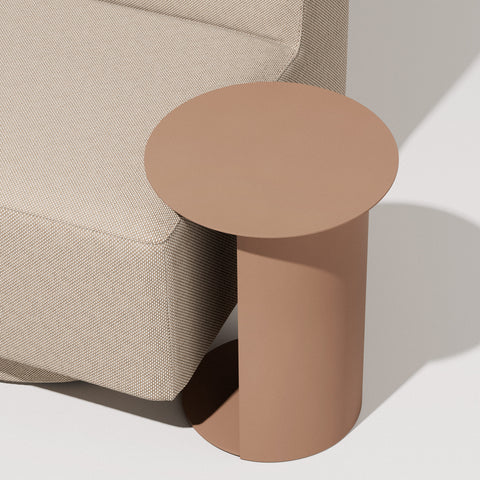 Pillar Side Table Round | Cantilever Metal Side Table | Gibson Karlo | DesignByThem