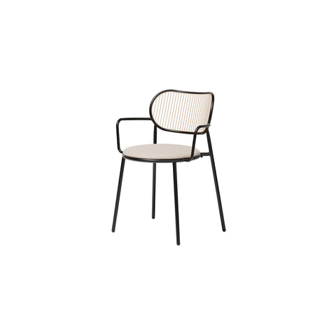 Piper Chair with Armrests - Upholstered