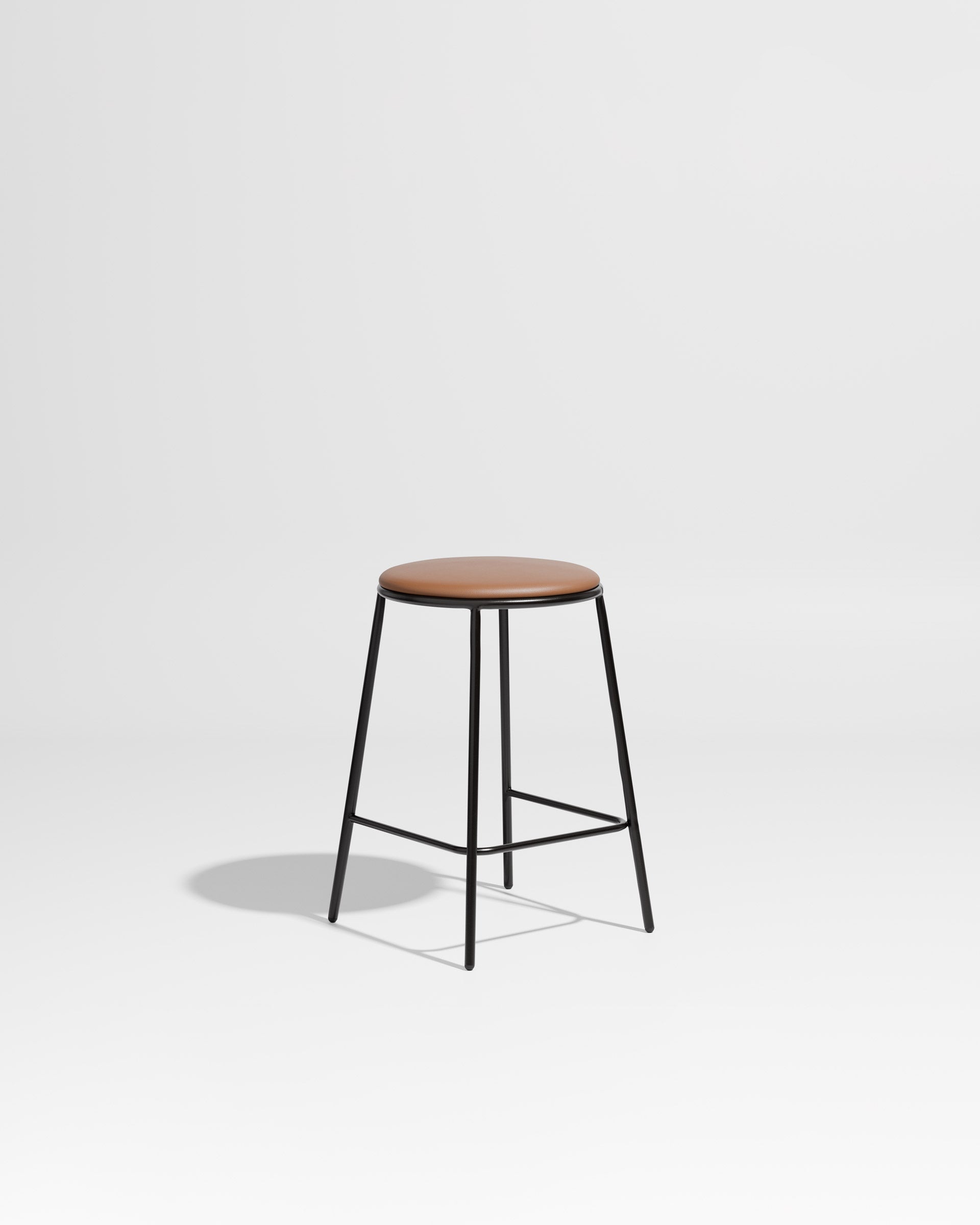 Piper Counter Stool | Gibson Karlo | Stainless Steel | DesignByThem ** Black / Knoll Prairie - 027 (Outdoor Suitable)