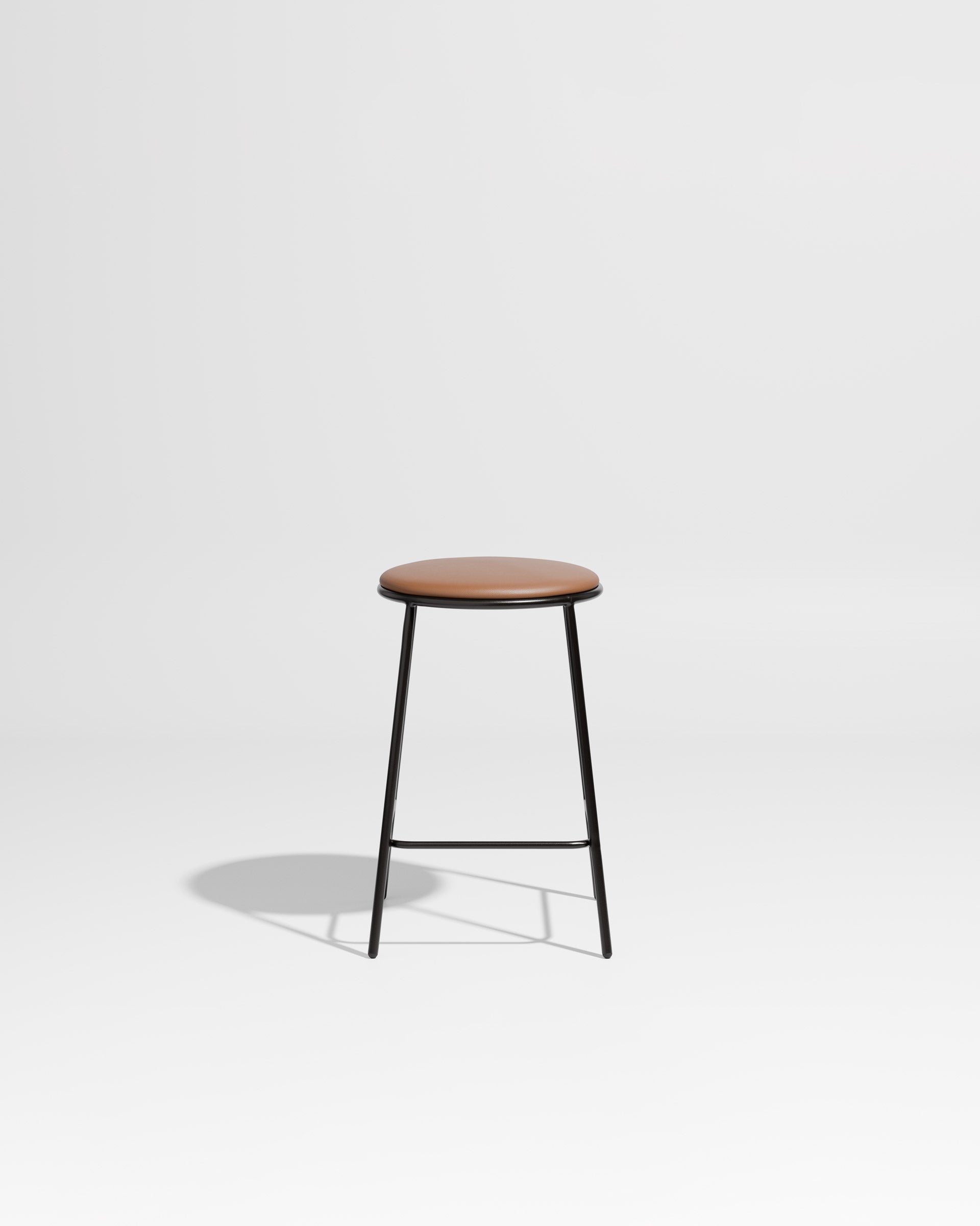 Piper Counter Stool | Gibson Karlo | Stainless Steel | DesignByThem ** Black / Knoll Prairie - 027 (Outdoor Suitable)