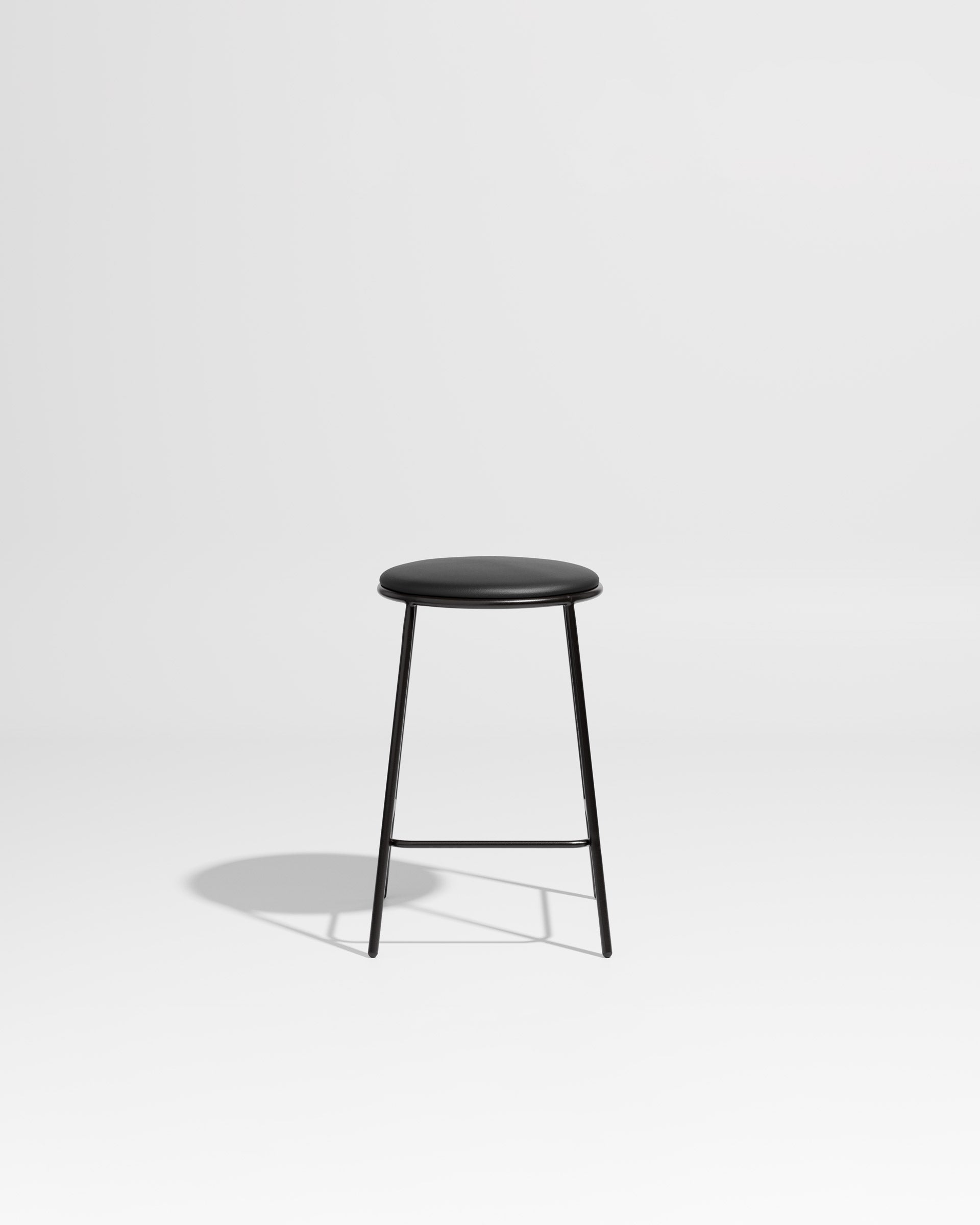 Piper Counter Stool | Gibson Karlo | Stainless Steel | DesignByThem ** Black / Knoll Prairie - 018 (Outdoor Suitable)