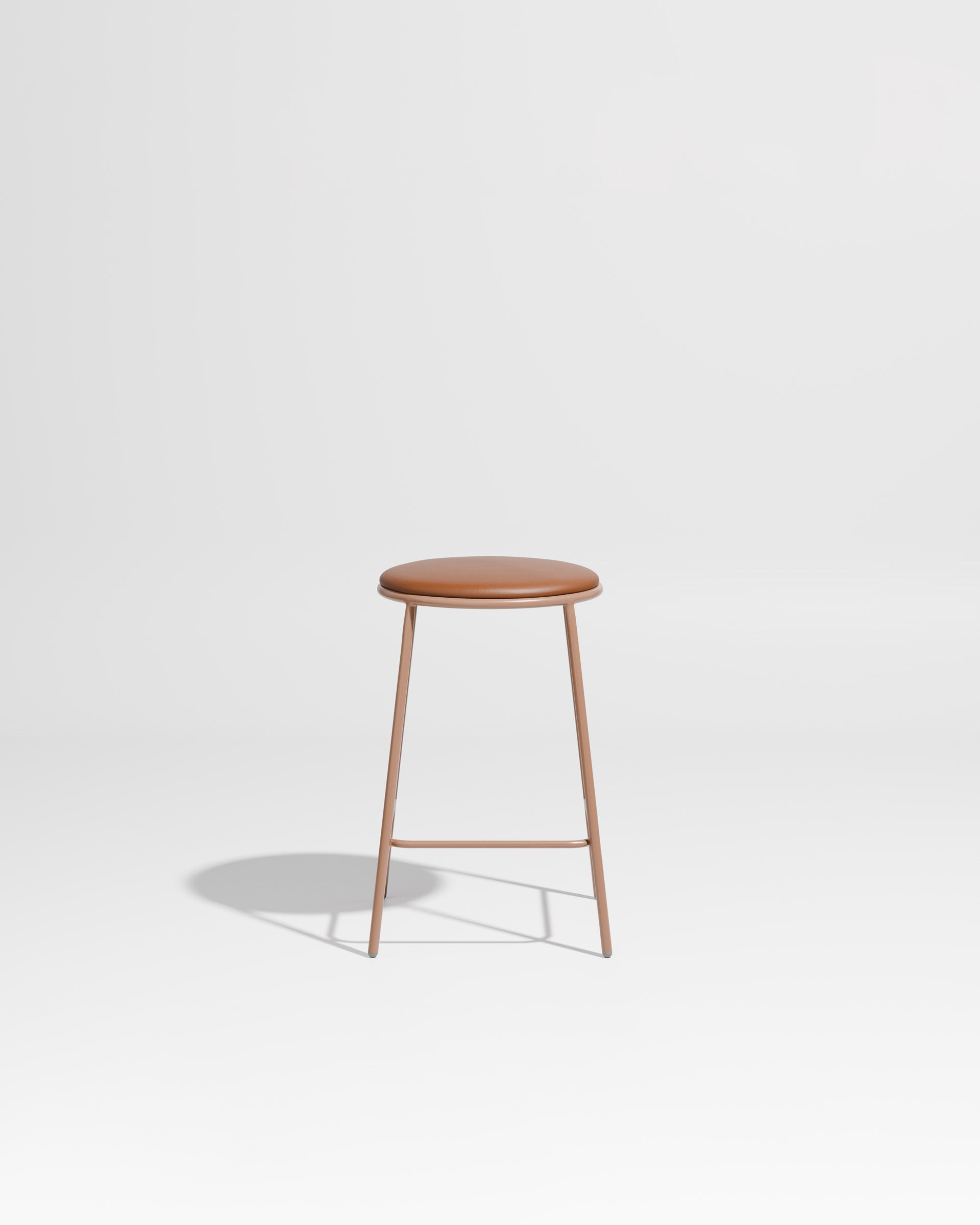 Piper Counter Stool | Gibson Karlo | Stainless Steel | DesignByThem ** Nutmeg / Knoll Prairie - 031 (Outdoor Suitable)