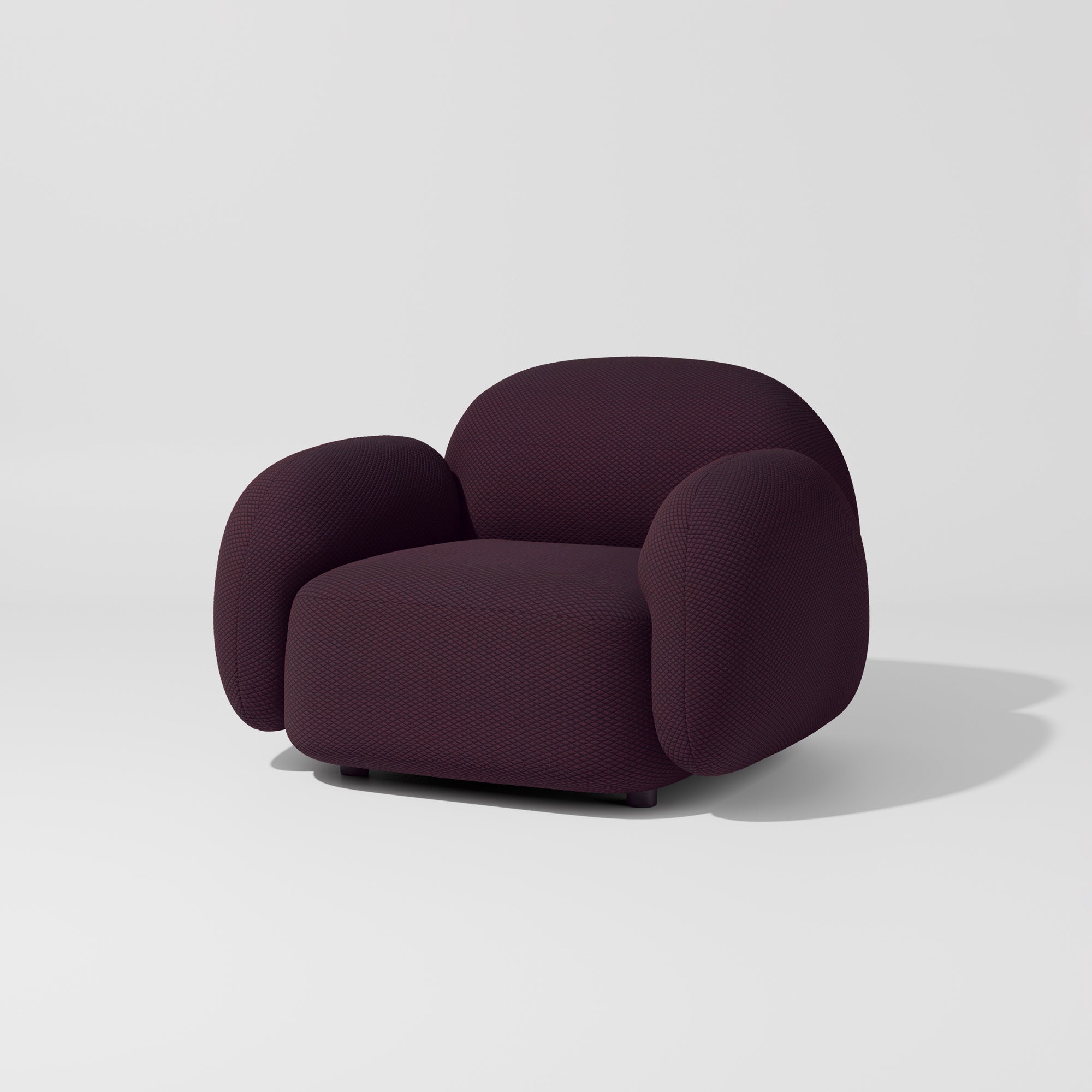 Sundae Armchair, Lounges & Ottomans | Upholstery | Jason Ju for DesignByThem ** Mosaic 0682 Kvadrat