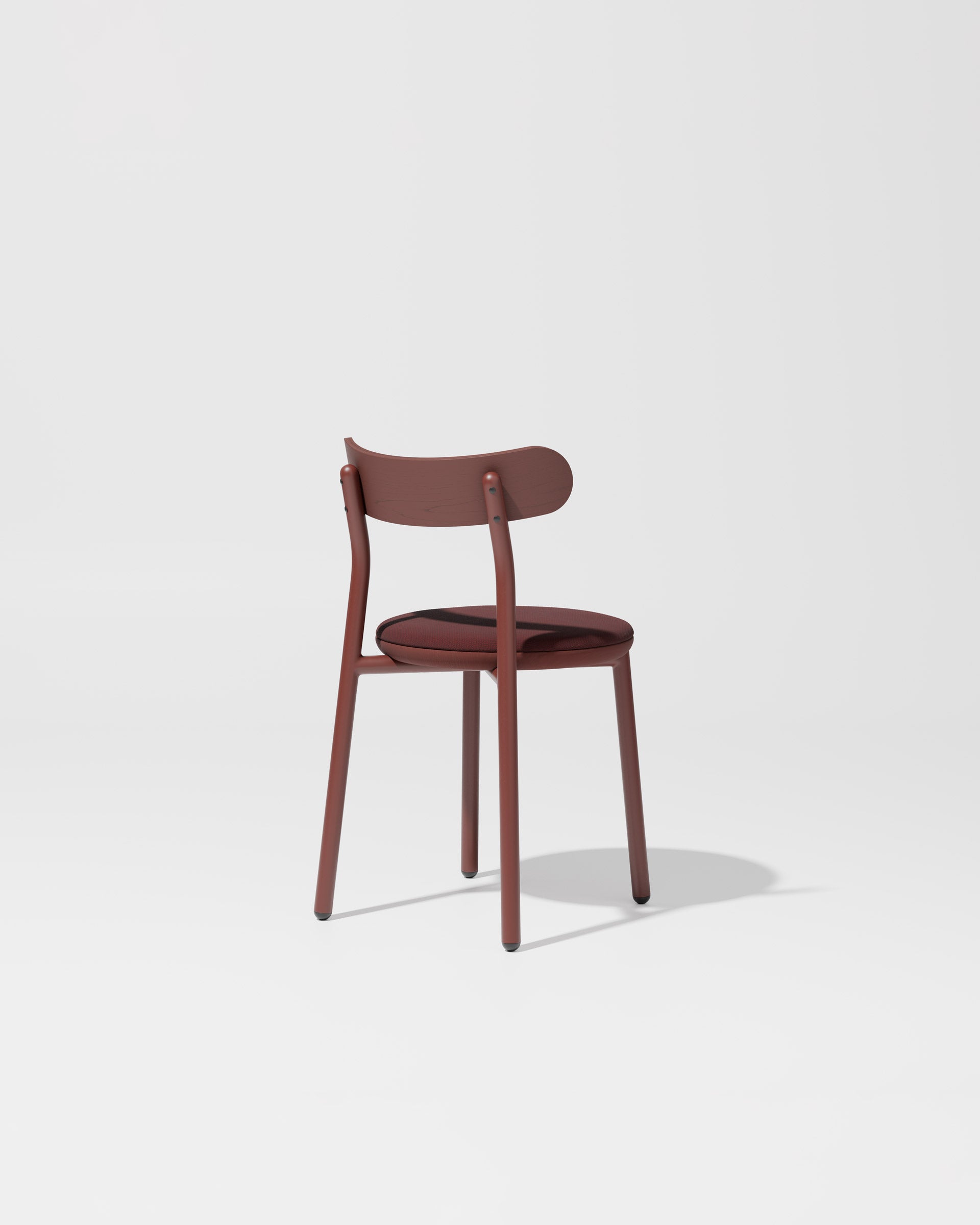 Them Chair - Upholstered | Gibson Karlo | DesignByThem ** Maharam Merit 039 / Rust Red