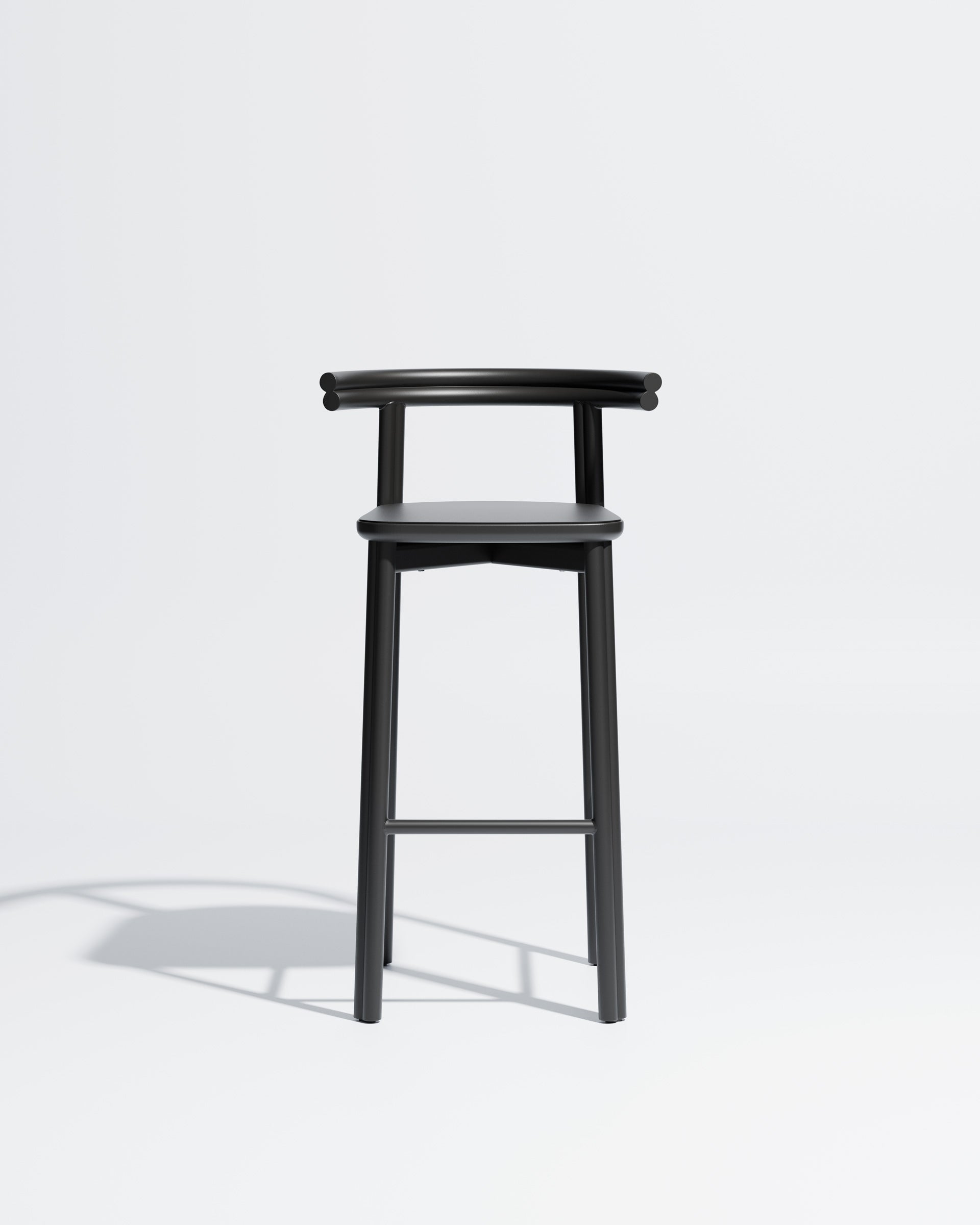 Twill Metal Bar Chair | Black Metal Stool | GibsonKarlo | DesignByThem