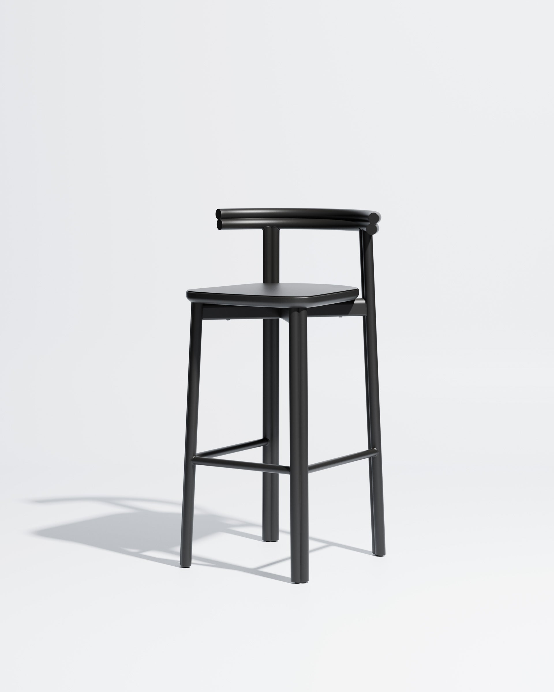 Twill Metal Bar Chair | Black Metal Stool | GibsonKarlo | DesignByThem