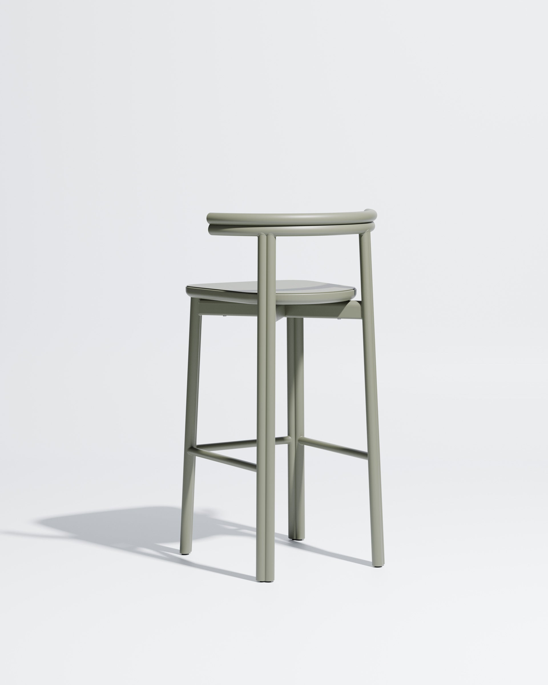 Twill Metal Bar Chair | Pale Eucalypt Metal Stool | GibsonKarlo | DesignByThem