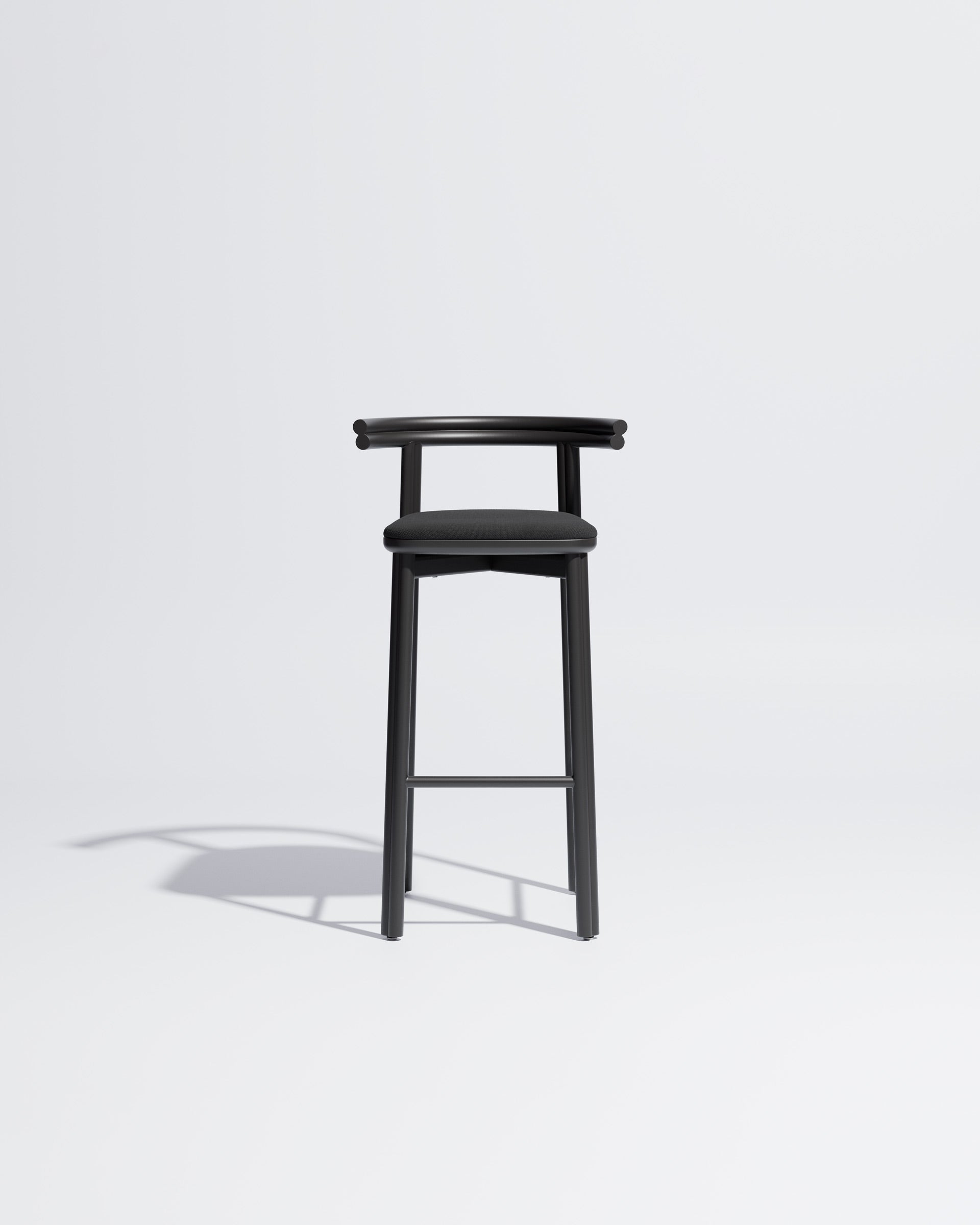 Twill Counter Chair - Metal Upholstered