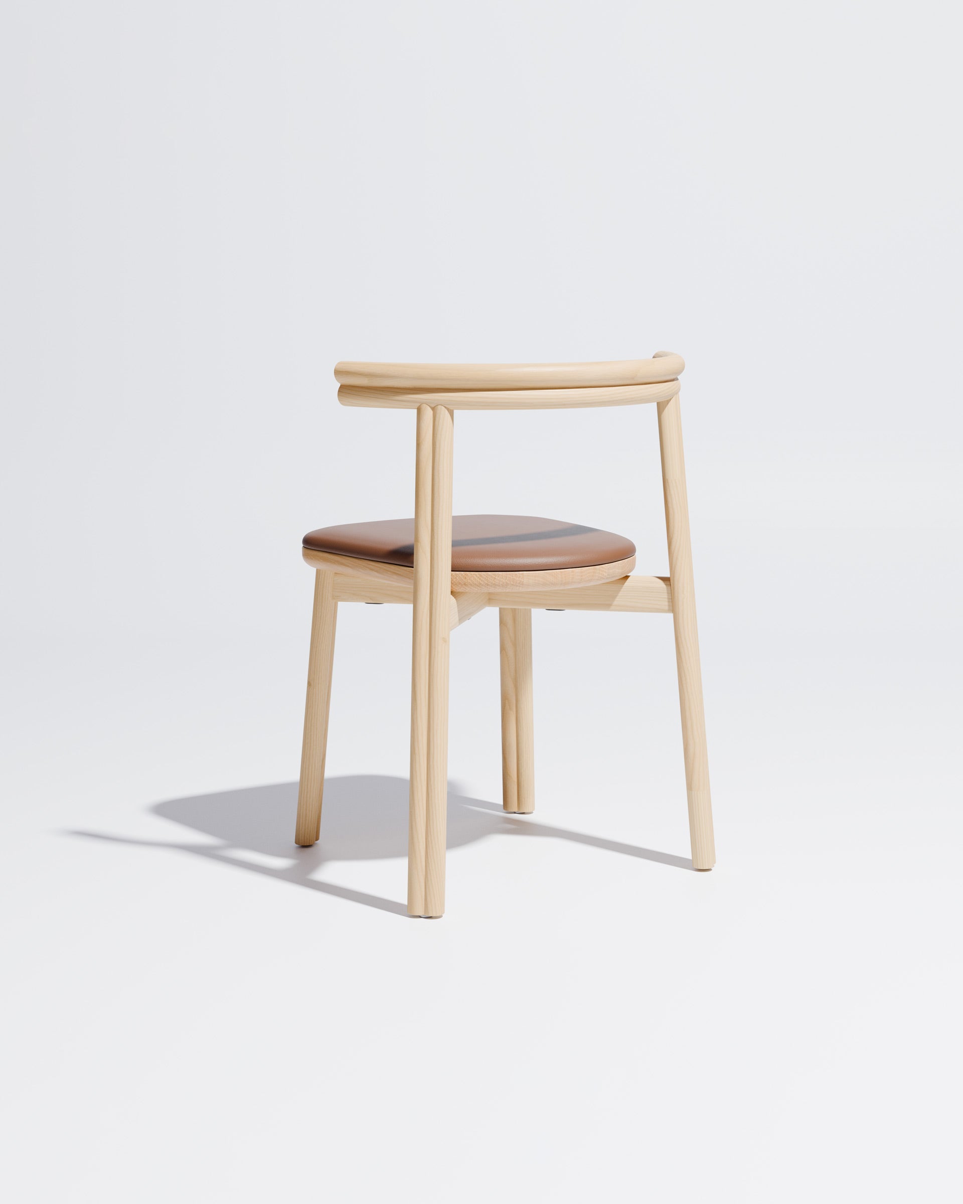 Twill Timber Dining Chair Upholstered | Gibson Karlo | DesignByThem **  Ash / Knoll Prairie - 027