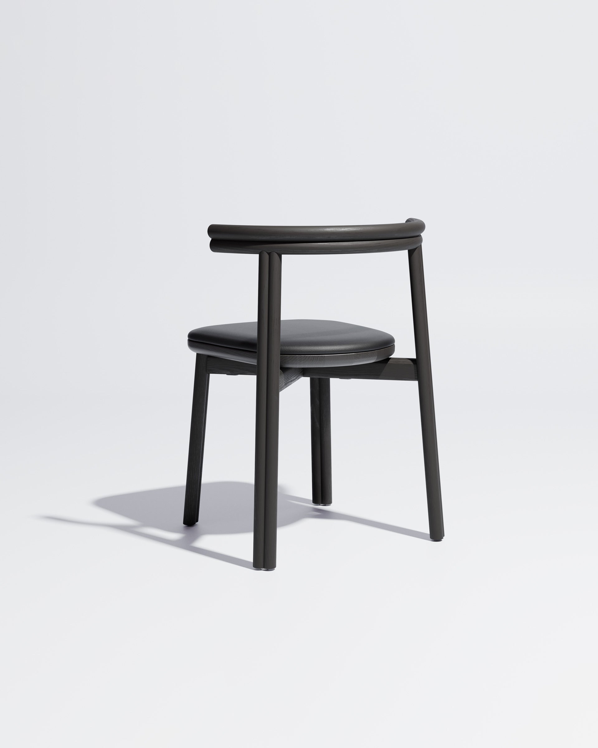 Twill Timber Dining Chair Upholstered | Gibson Karlo | DesignByThem **  Black / Knoll Prairie - 018