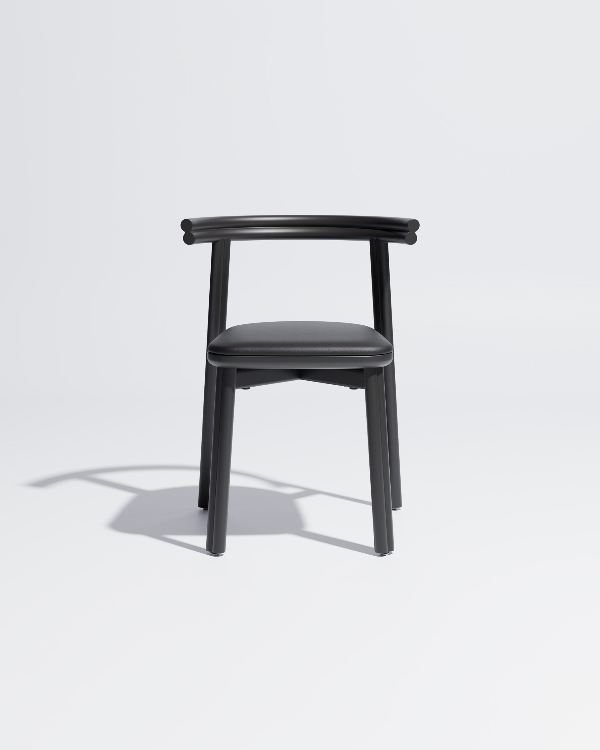 Twill Metal Dining Chair Upholstered | Gibson Karlo | DesignByThem ** Black / Knoll Prairie - 018 (Outdoor Suitable)