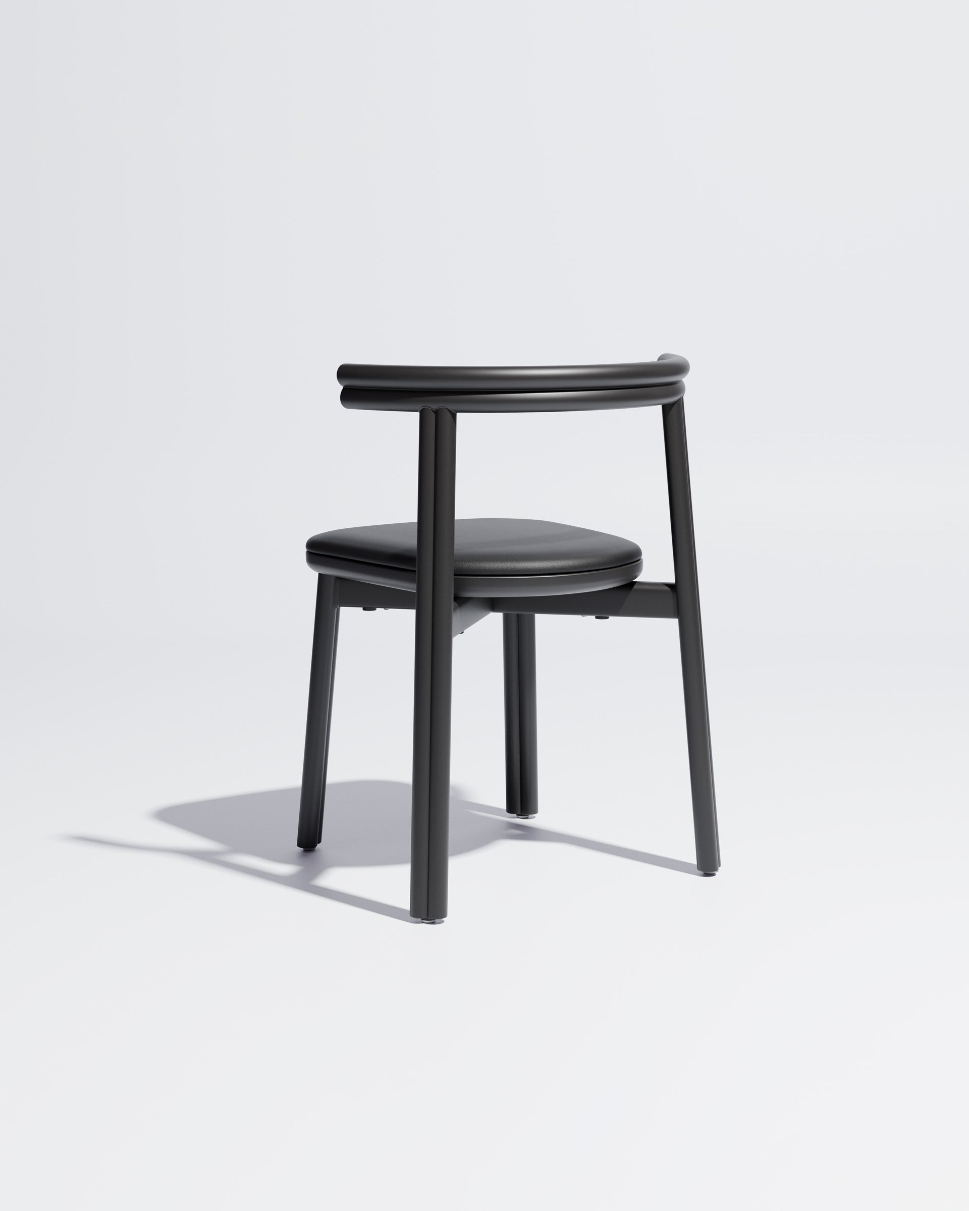 Twill Metal Dining Chair Upholstered | Gibson Karlo | DesignByThem ** Black / Knoll Prairie - 018 (Outdoor Suitable)