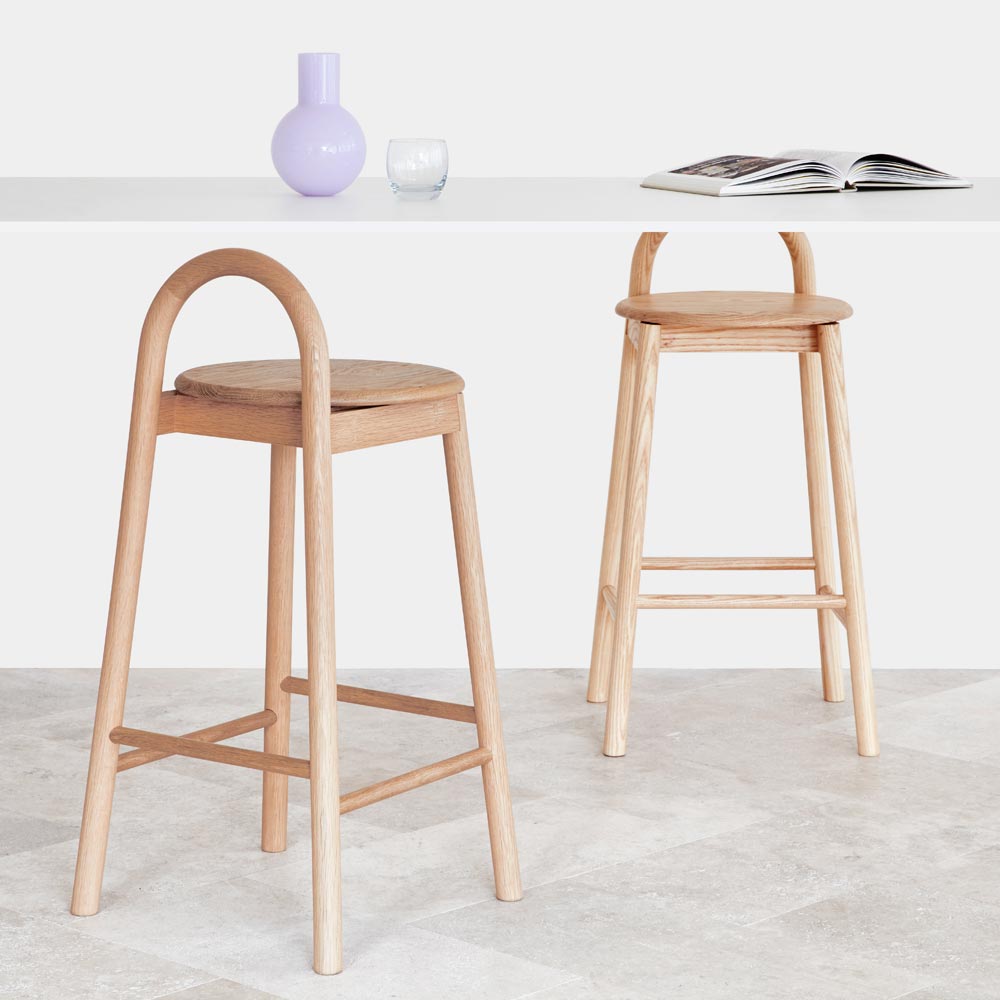 Bobby Bar Stools | Timber Counter Stool | Daniel Tucker | DesignByThem