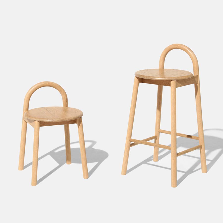 Bobby Bar Stools | Timber Counter Stool | Daniel Tucker | DesignByThem