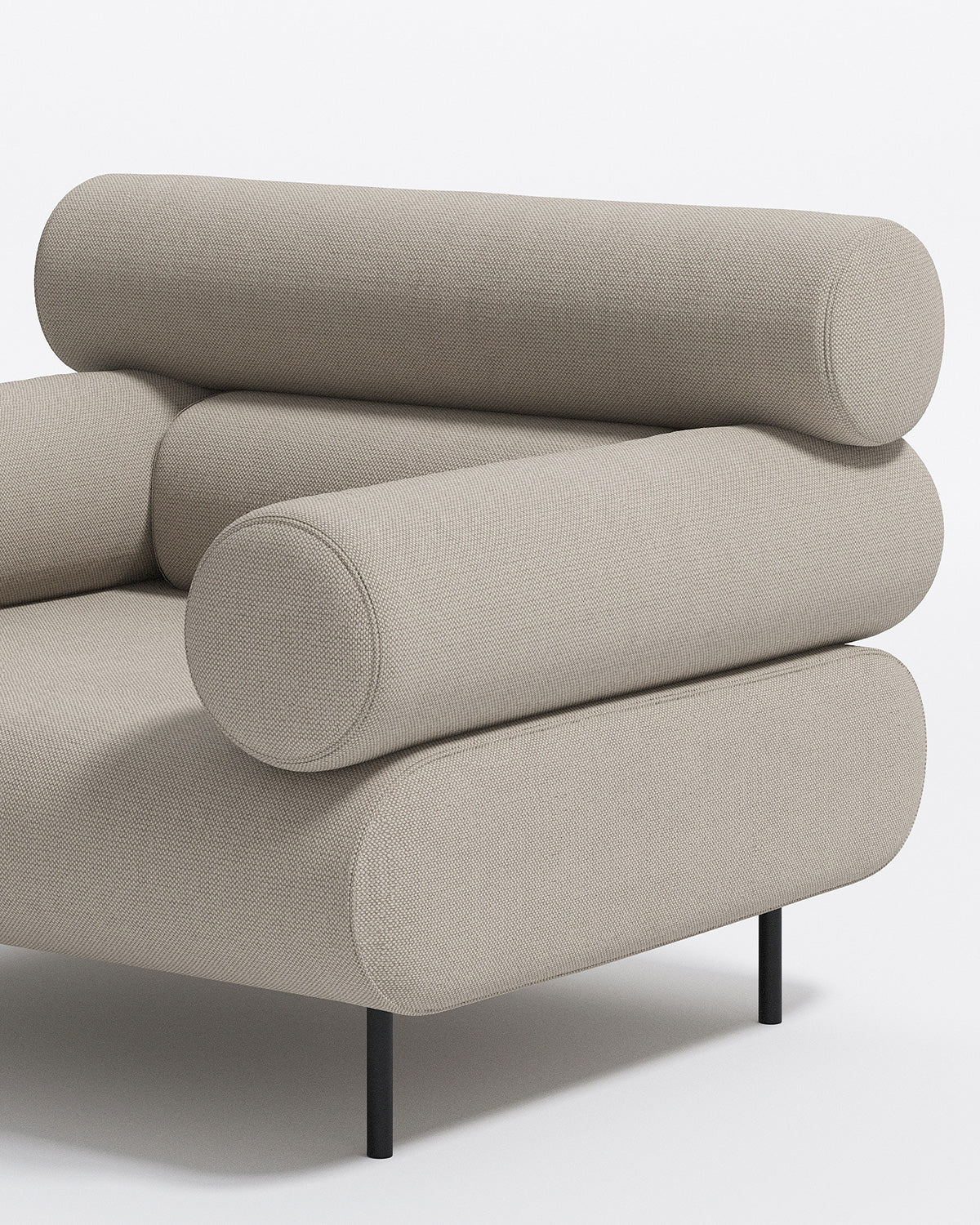 Cabin Soft Armchair | Gibson Karlo | DesignByThem ** Maharam Merit 0028