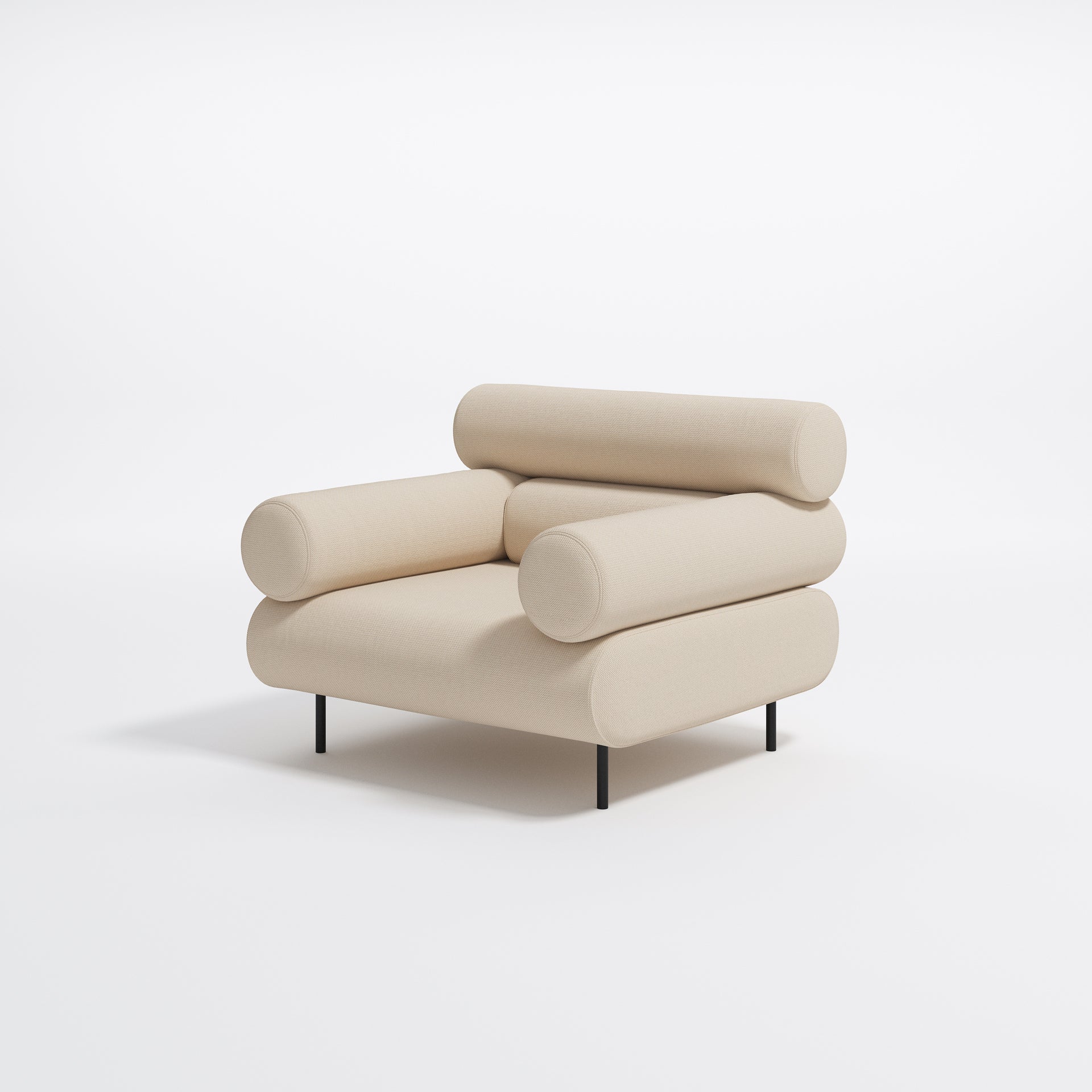 Cabin Soft Armchair | Gibson Karlo | DesignByThem ** Maharam Merit 0030