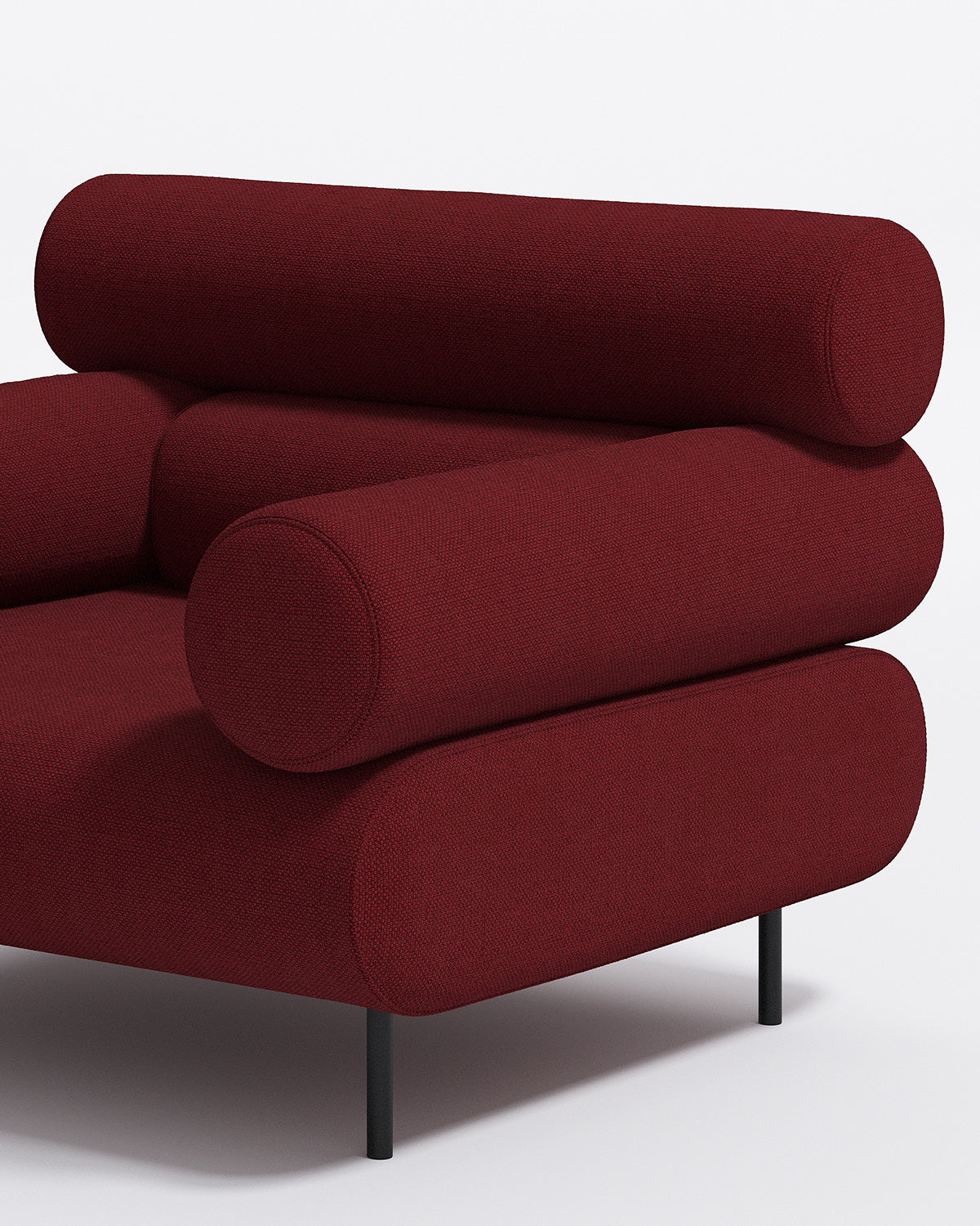 Cabin Soft Armchair | Gibson Karlo | DesignByThem ** Maharam Merit 0039