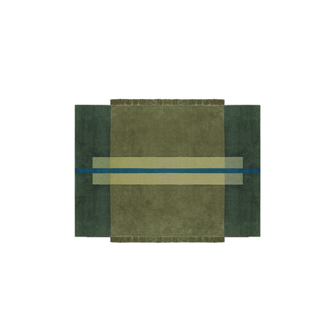 Overlay Rug - Large Rectangle Olive