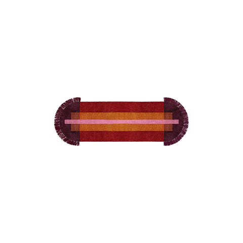 Overlay Runner - Large Burgundy