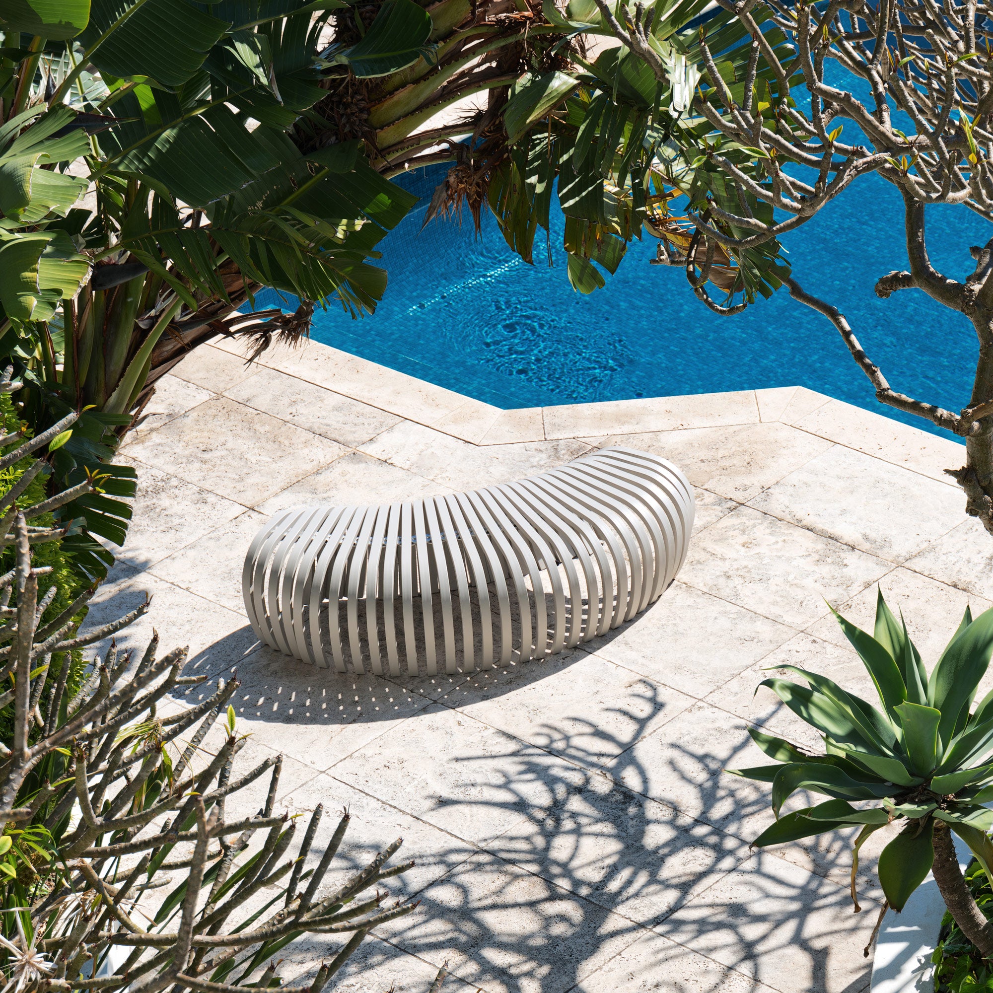 Ribs Bench Outdoor by Stefan Lie DesignByThem